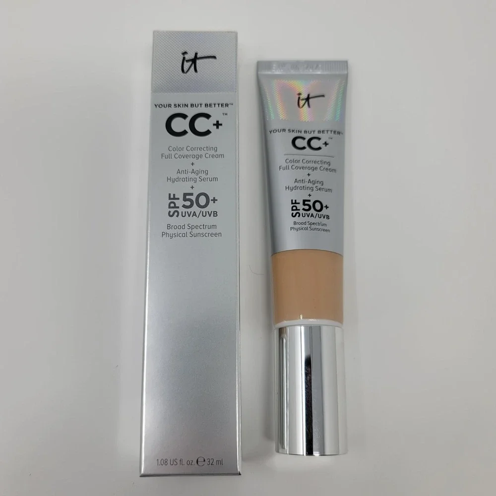 IT Cosmetics CC+ Color Correcting Full Coverage AntiAging Cream Light 1.08 Fl Oz